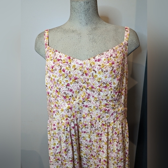 NWT Torrid Midi Rayon floral Tiered Dress, size 1x 14/16 - Picture 13 of 16